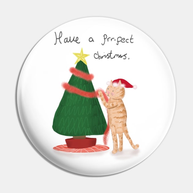 Have a prrrfect Christmas cat decorating a tree Pin by Charlotsart