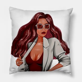 Business woman Pillow