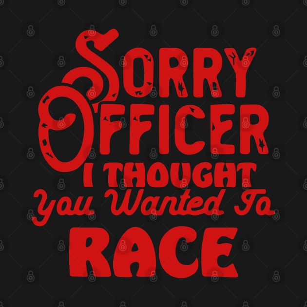 Sorry Officer I Thought You Wanted To Race by pako-valor