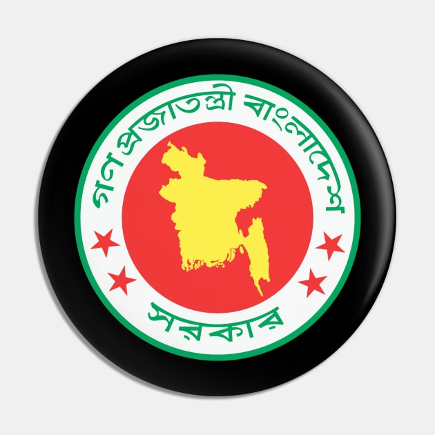 Seal of the Government of Bangladesh Pin by Wickedcartoons