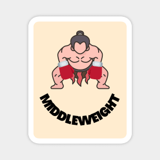 Middleweight Boxer Magnet