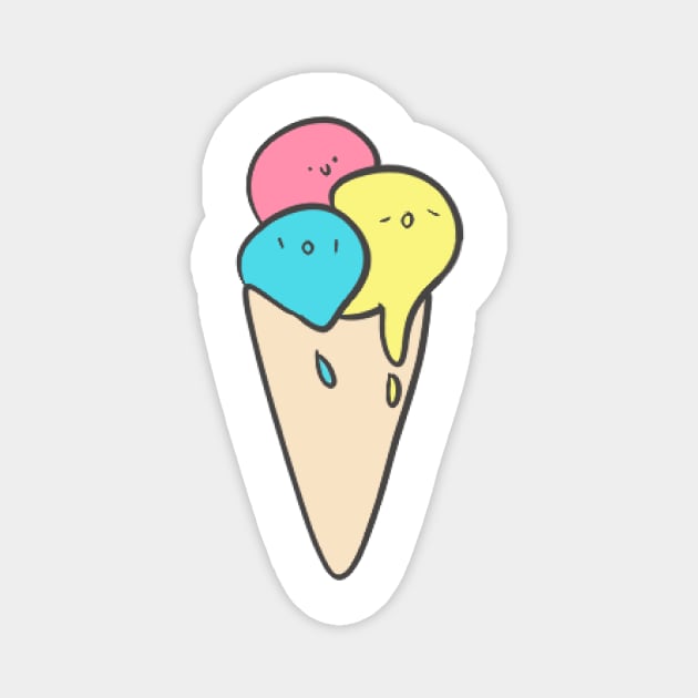 Ice cream Magnet by miguelest@protonmail.com