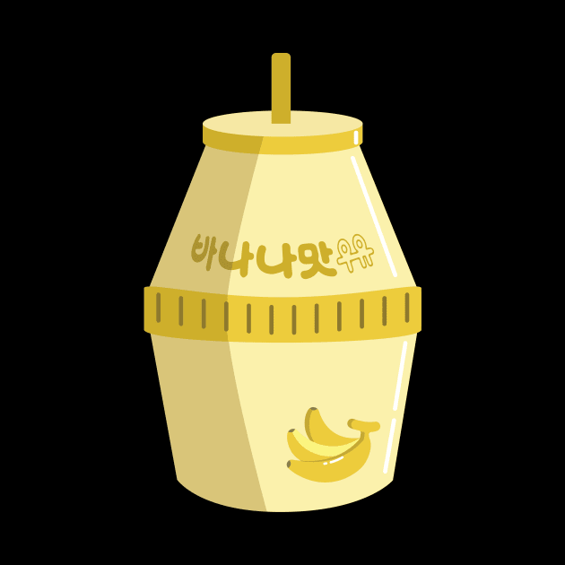 Banana milk Korea cute drink by nanaminhae