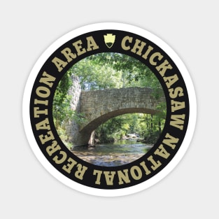 Chickasaw National Recreation Area circle Magnet