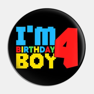 Im The Birthday Boy Game Gaming Family Matching Pin