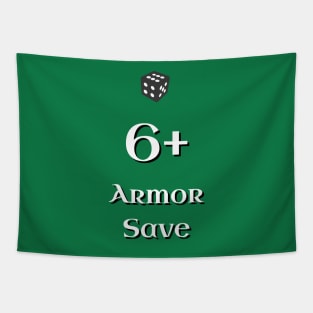 6+ Armor Save aka Ork "T-shirt save" of 40k - American Spelling Tapestry