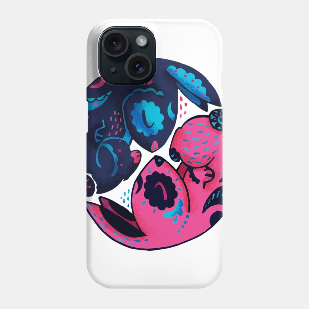 El Balance del Conejo Phone Case by Inkbyte Studios