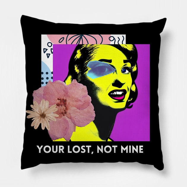 Your Lost, Not Mine Pillow by TheSoldierOfFortune