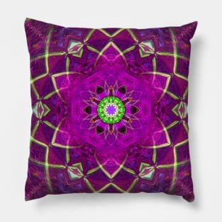 Purple mandala Pillow