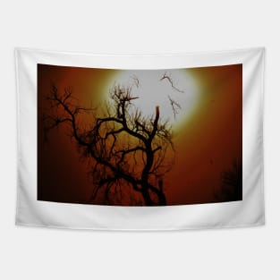 HALLOWEEN TREE BRIGHT AND COLORFUL Tapestry