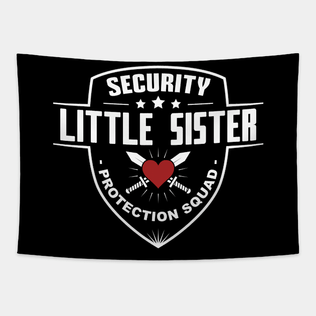 Security Little Sister Protection Squad Tapestry by yeoys