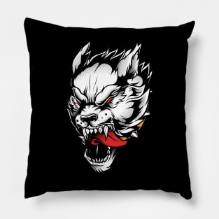 Fierce Slashing Werewolf Monster Pillow