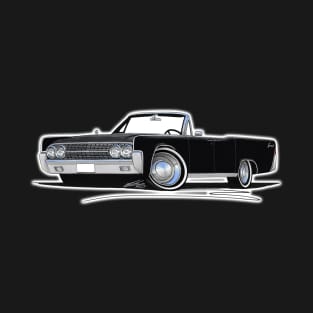 Lincoln Continental Convertible (63) Black T-Shirt