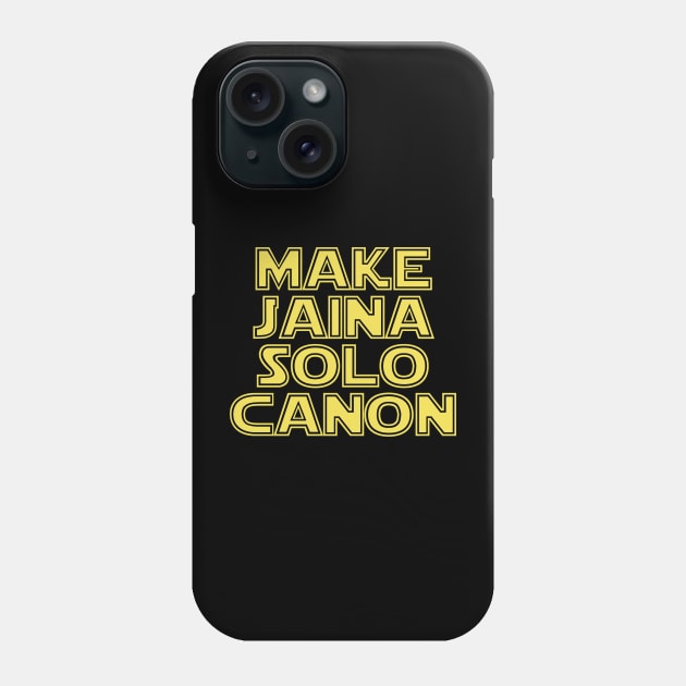 Make Jaina Solo Canon Phone Case by C E Richards