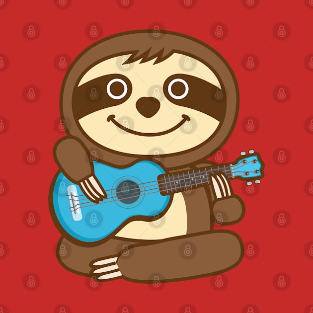 Sloth Ukulele by Plushism