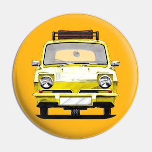 Geo3Doodles OFAH Reliant Regal Van Doodle Pin