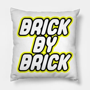 BRICK BY BRICK Pillow