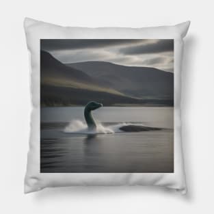 Loch Ness Monster Pillow