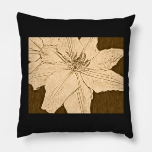 Clematis Pillow