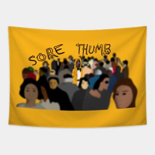 Sore Thumb Tapestry