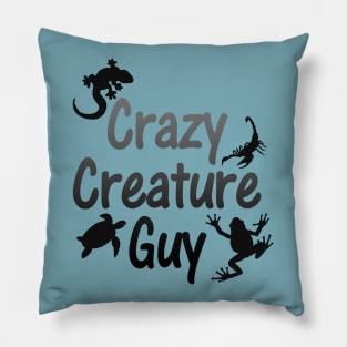 Crazy Creature Guy Pillow