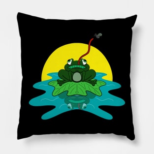 Hungry Frog Pillow