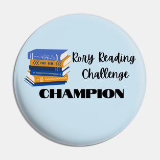 Rory Reading Challenge Book List Champion Pin