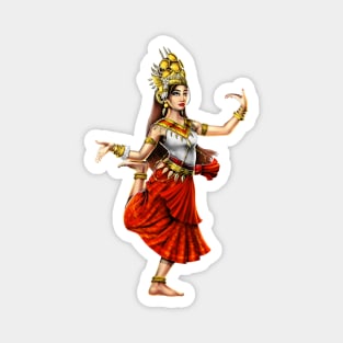 Khmer Cambodian Apsara Dancer Magnet