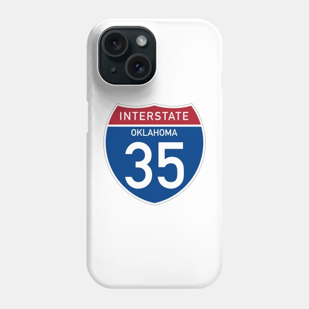 Interstate 35 - Oklahoma Phone Case by Explore The Adventure