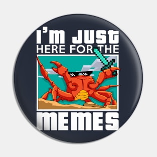 I'm just here for the MEMES Pin