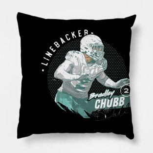 Bradley Chubb Miami Dots Pillow