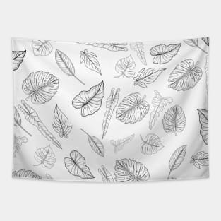 Color In Tropical Leaves Tapestry