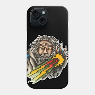 Lightning Wizard Tattoo Design Phone Case