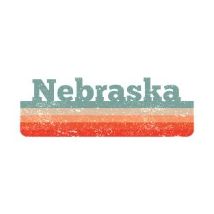 Vintage Nebraska Distressed Retro 80s 90s T-Shirt