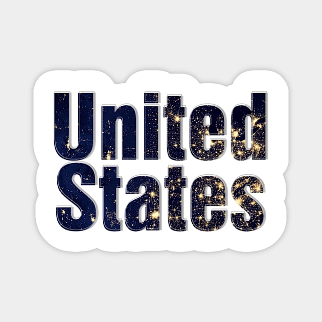 United States Magnet by afternoontees