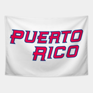 Puerto Rico Baseball Team Tapestry