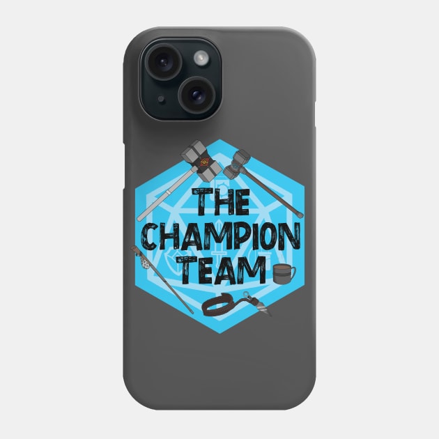 THE CHAMPION TEAM Emblem Phone Case by MBH Merch