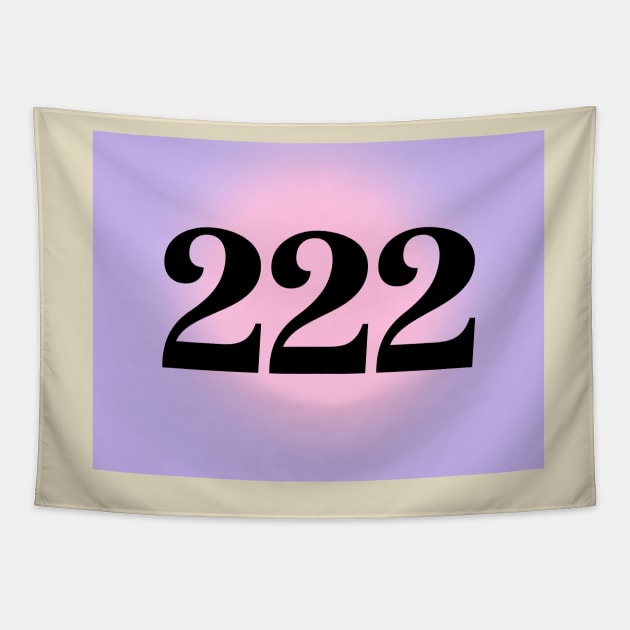 222 Angel Numbers Tapestry by gdm123