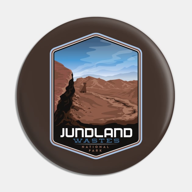 Jundland Wastes National Park Pin by MindsparkCreative