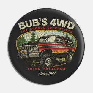 Bub’s 4WD Tulsa 1987 Pin