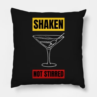 Shaken, not stirred Pillow