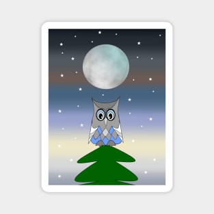 MOON Owl Magnet