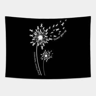 Dandelion Lung Cancer Awareness Never Give Up Tapestry