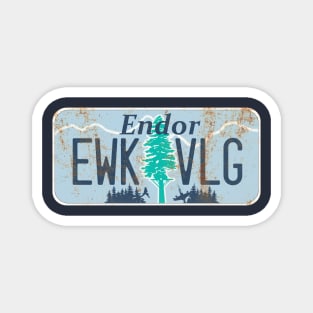 Endor License Plate Magnet