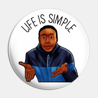 khaby lame life is simple Pin