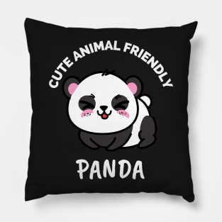 Cute Animal Friendly Panda - Gift Ideas For Animal and Panda Lovers - Gift For Boys, Girls, Dad, Mom, Friend, Panda lovers - Panda Lover Funny Pillow