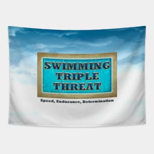 Swimming Triple Tapestry