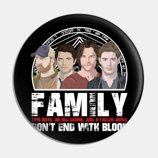 Family Don't End With Blood Pin