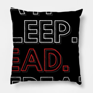 Eat Sleep Lead Repeat Pillow