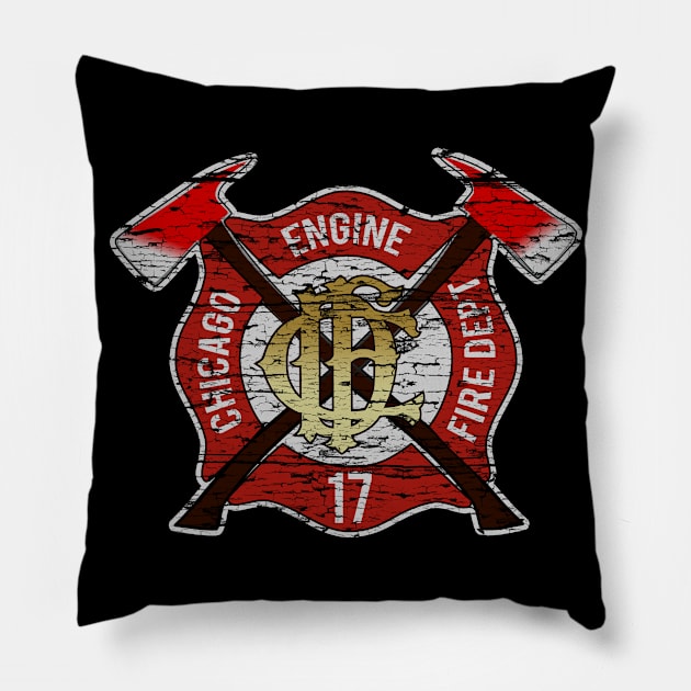 Engine 17 - Backdraft Pillow by woodsman